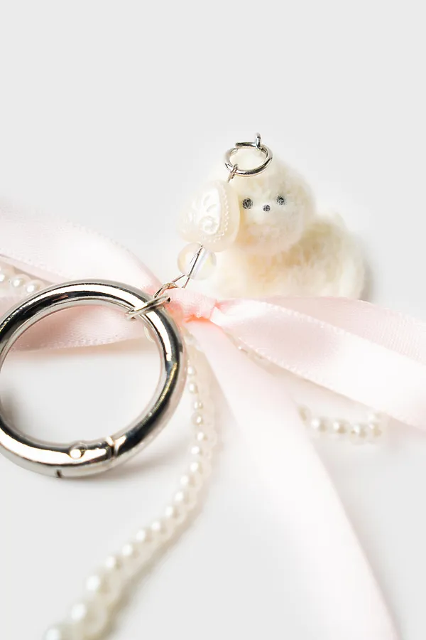 Брелок для девочек PLAYTODAY, белый,розовый - фото 2