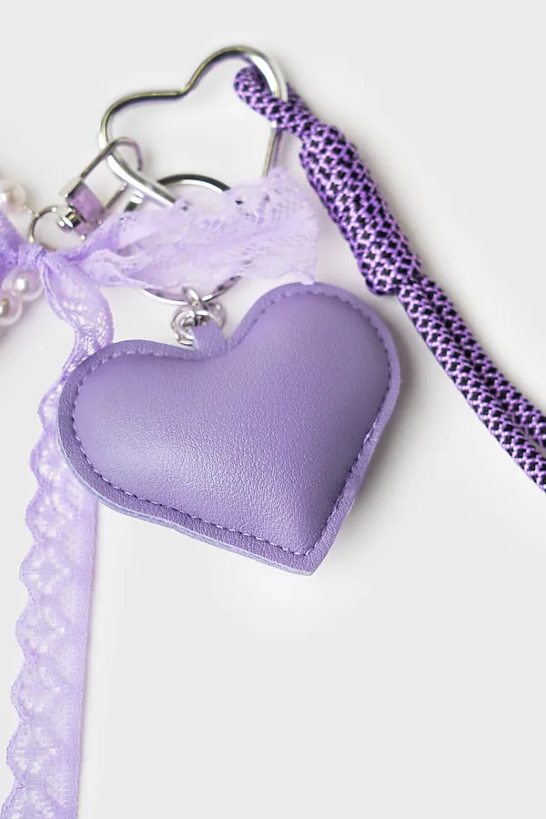 Брелок для девочек PLAYTODAY, сиреневый - фото 2