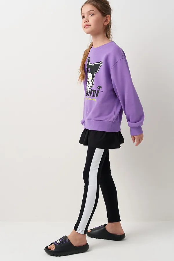 Толстовка трикотажная для девочек PLAYTODAY, сиреневый - фото 2