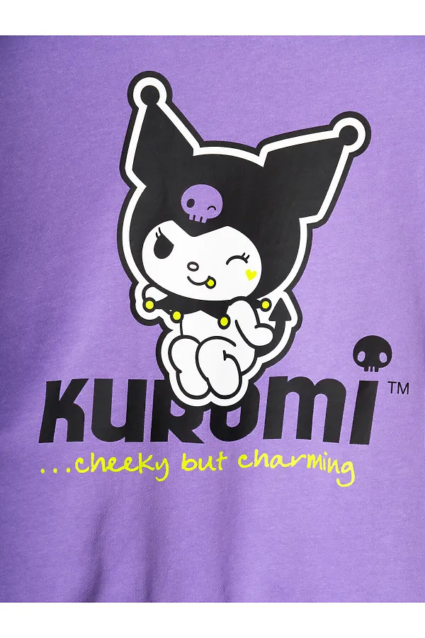 Толстовка трикотажная для девочек PLAYTODAY, сиреневый - фото 2