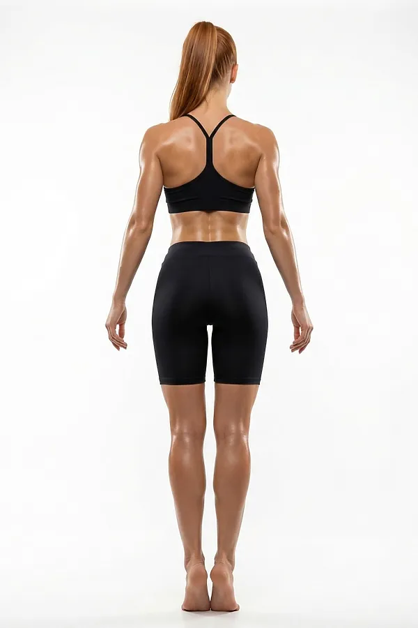 Велосипедки бифлекс женские черного цвета MTFORCE, черный - фото 2