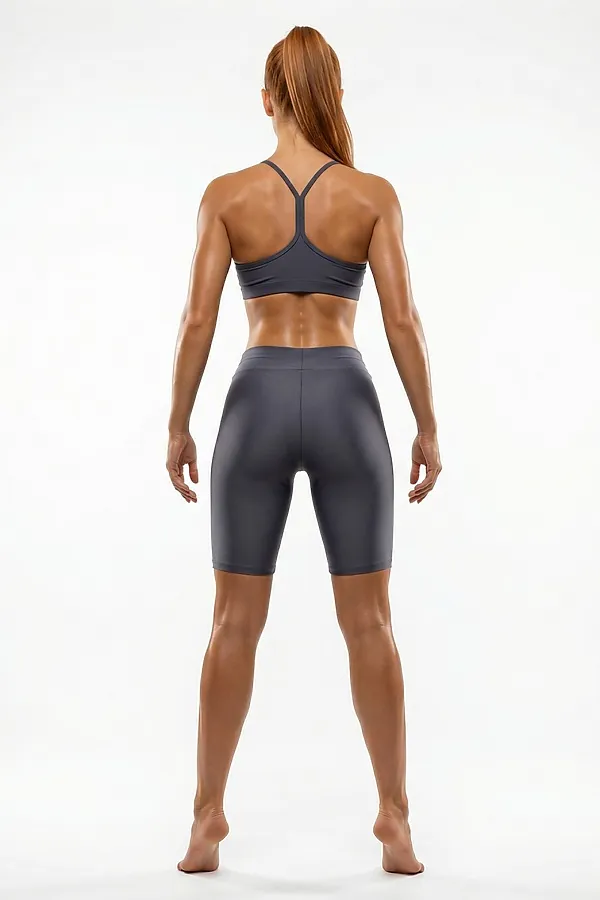 Велосипедки бифлекс женские серого цвета MTFORCE, серый - фото 2