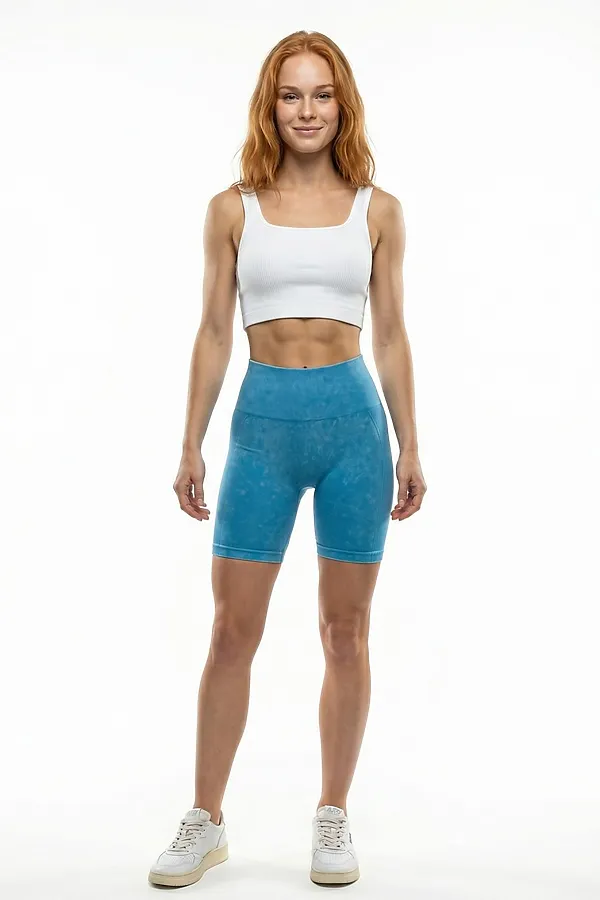 Велосипедки женские синего цвета MTFORCE, синий - фото 2