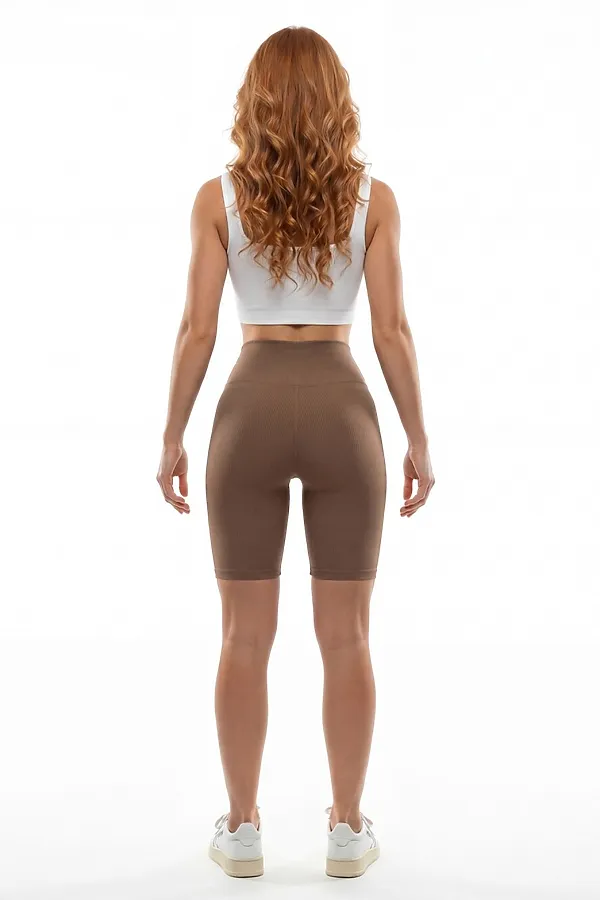 Велосипедки женские коричневого цвета MTFORCE, коричневый - фото 2