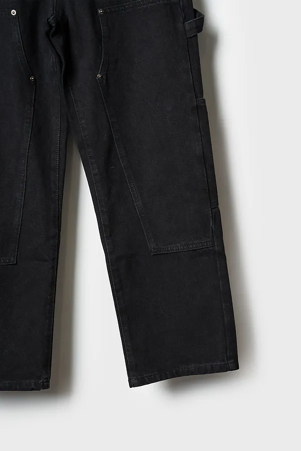 Брюки текстильные джинсовые для мальчиков PLAYTODAY, черный - фото 2