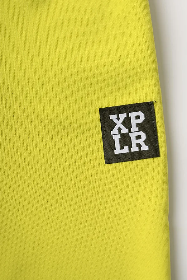 Брюки трикотажные для мальчиков PLAYTODAY, светло-зеленый,темно-зеленый - фото 2