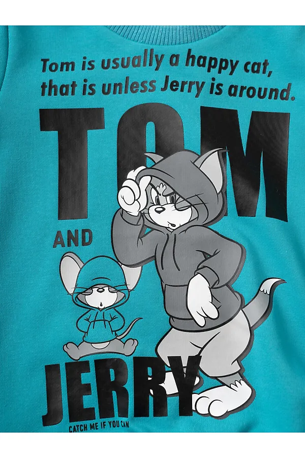 Толстовка трикотажная для мальчиков PLAYTODAY, голубой - фото 2