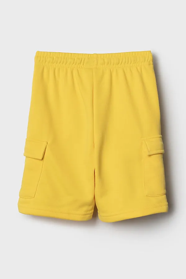 Шорты трикотажные для мальчиков PLAYTODAY, жёлтый - фото 2