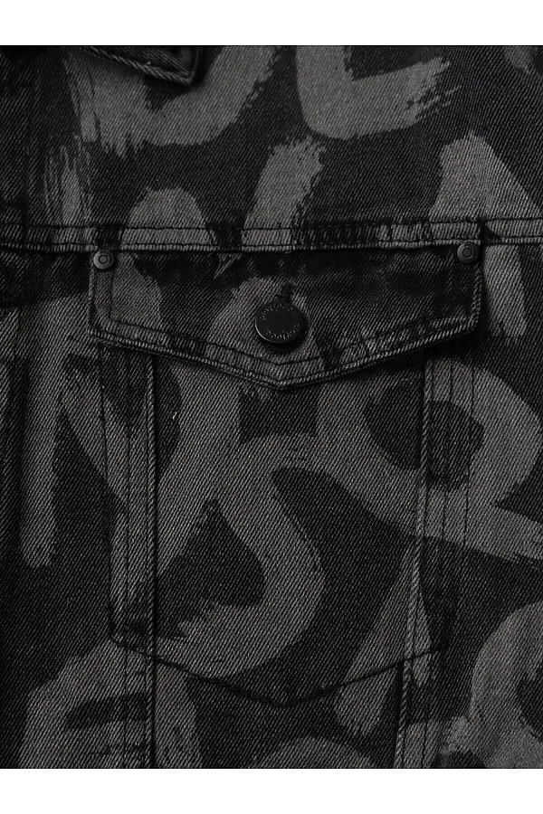 Куртка текстильная джинсовая для мальчиков PLAYTODAY, черный - фото 2