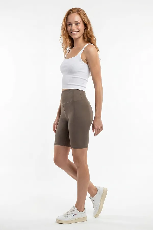 Велосипедки женские цвета хаки MTFORCE, хаки - фото 2