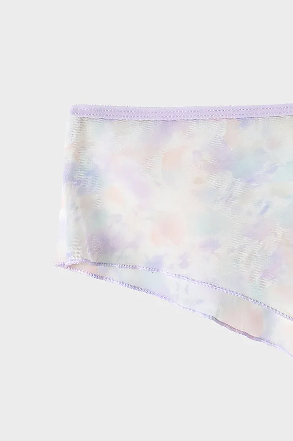 Комплект бельевой женский (топ, шорты) MARK FORMELLE, абстракция на белом - фото 2