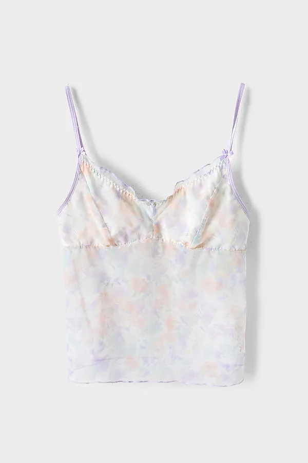 Комплект бельевой женский (топ, шорты) MARK FORMELLE, абстракция на белом - фото 2