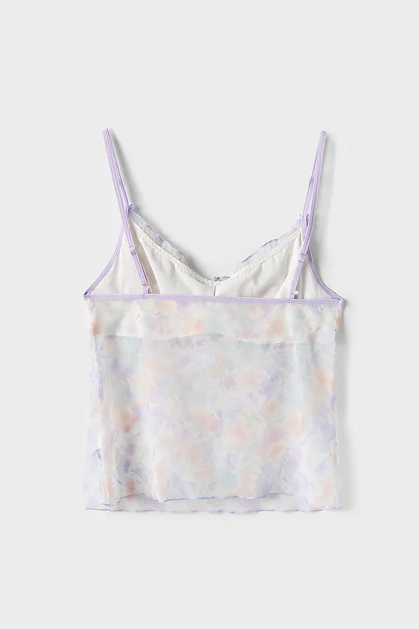 Комплект бельевой женский (топ, шорты) MARK FORMELLE, абстракция на белом - фото 2