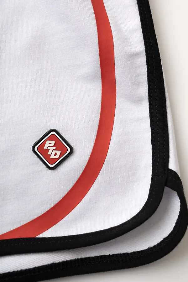 Шорты трикотажные для девочек, 2 шт в комплекте PLAYTODAY, белый,черный - фото 2