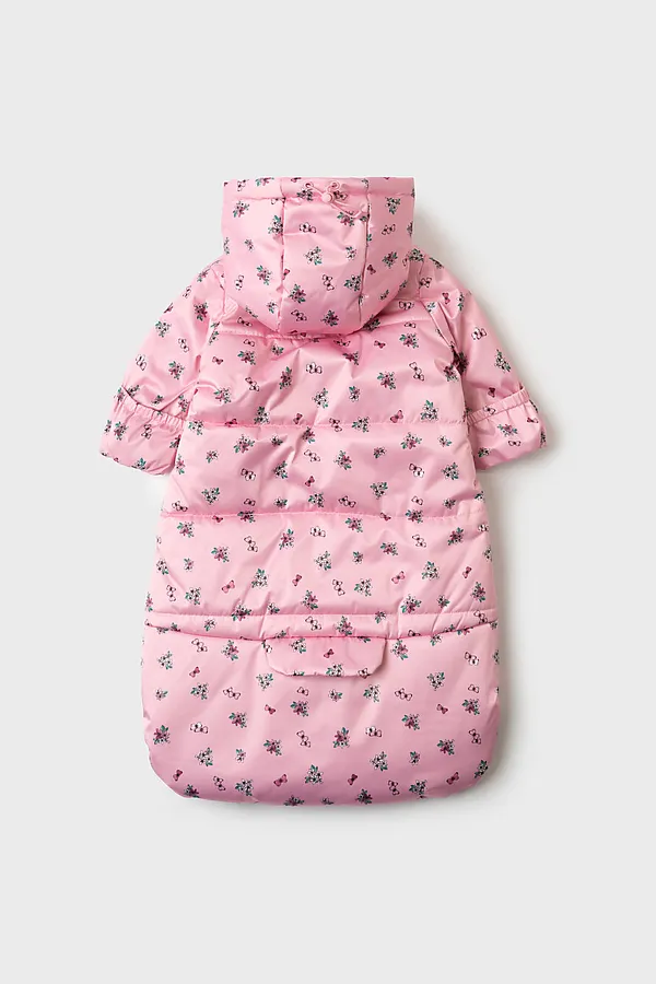 Конверт детский текстильный с полиуретановым покрытием для девочек PLAYTODAY, разноцветный - фото 2