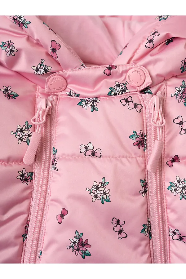 Конверт детский текстильный с полиуретановым покрытием для девочек PLAYTODAY, разноцветный - фото 2