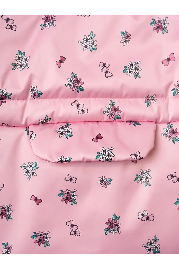 Конверт детский текстильный с полиуретановым покрытием для девочек PLAYTODAY, разноцветный - фото 2