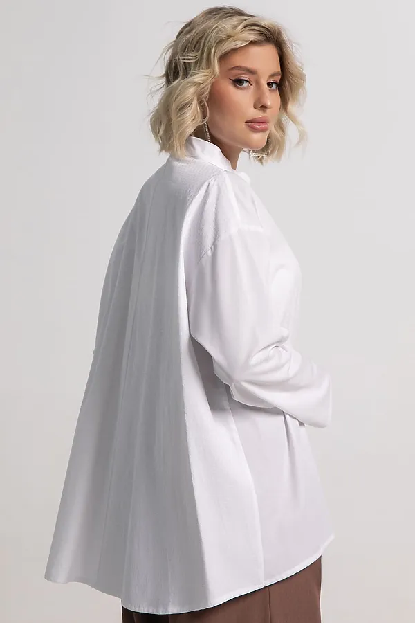 Блуза Луиза LADY TAIGA, белая - фото 2