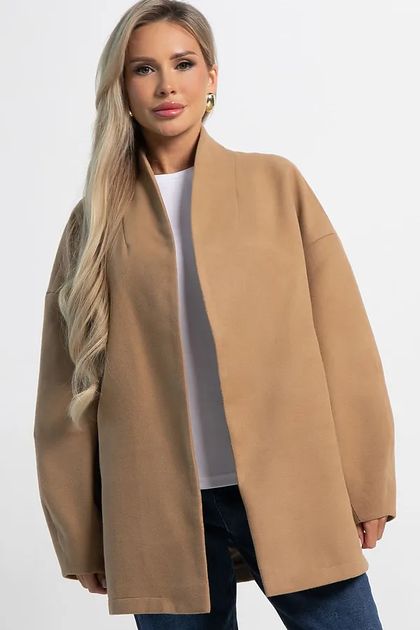 Пальто Мелания LADY TAIGA, кэмел - фото 2