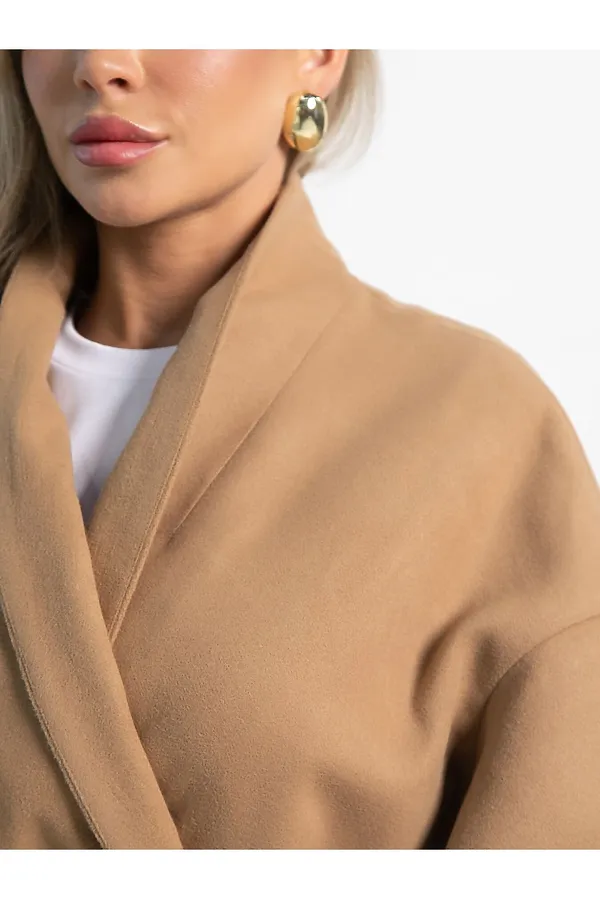 Пальто Мелания LADY TAIGA, кэмел - фото 2