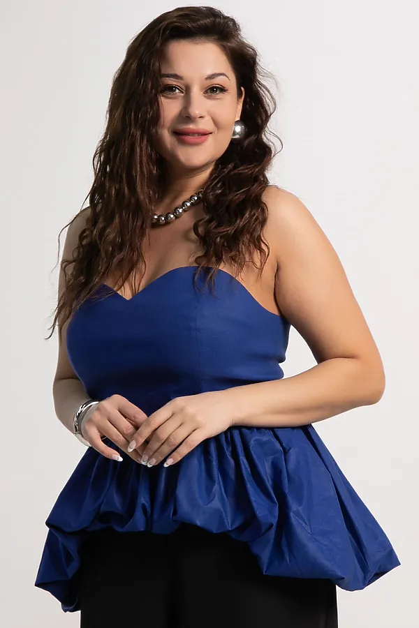 Корсет Эпатаж LADY TAIGA, синий - фото 2