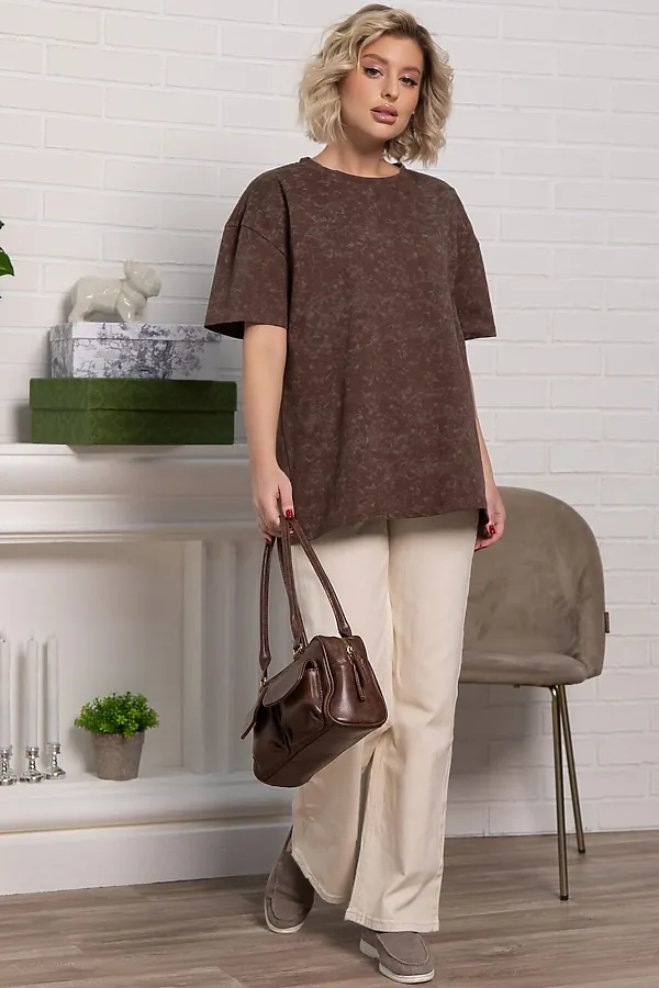 Футболка Ия LADY TAIGA, шоколад - фото 2