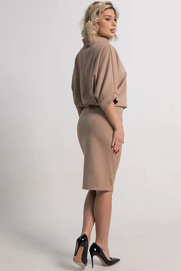 Платье Антония LADY TAIGA, капучино - фото 2