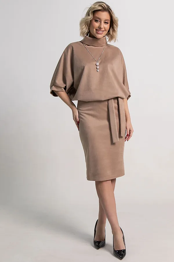 Платье Антония LADY TAIGA, капучино - фото 2