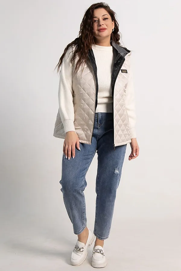 Жилет утепленный Дориана LADY TAIGA, бежевый - фото 2