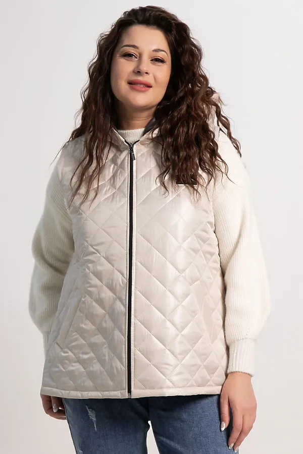 Жилет утепленный Дориана LADY TAIGA, бежевый - фото 2