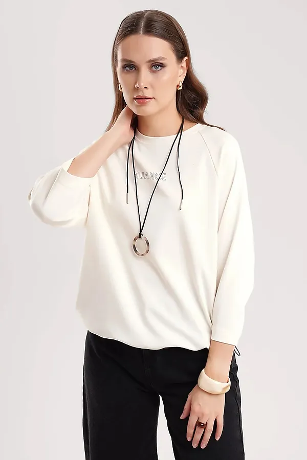 Джемпер CLEVER, молочный - фото 2