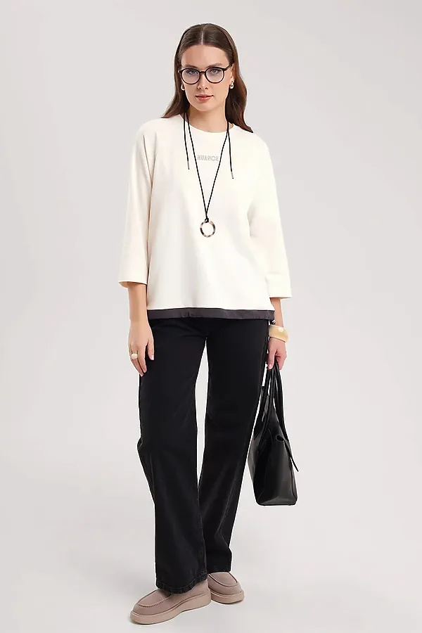 Джемпер CLEVER, молочный - фото 2