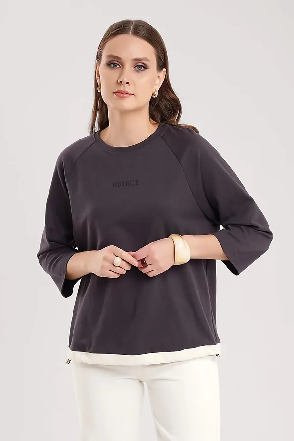 Джемпер CLEVER, т.серый - фото 2