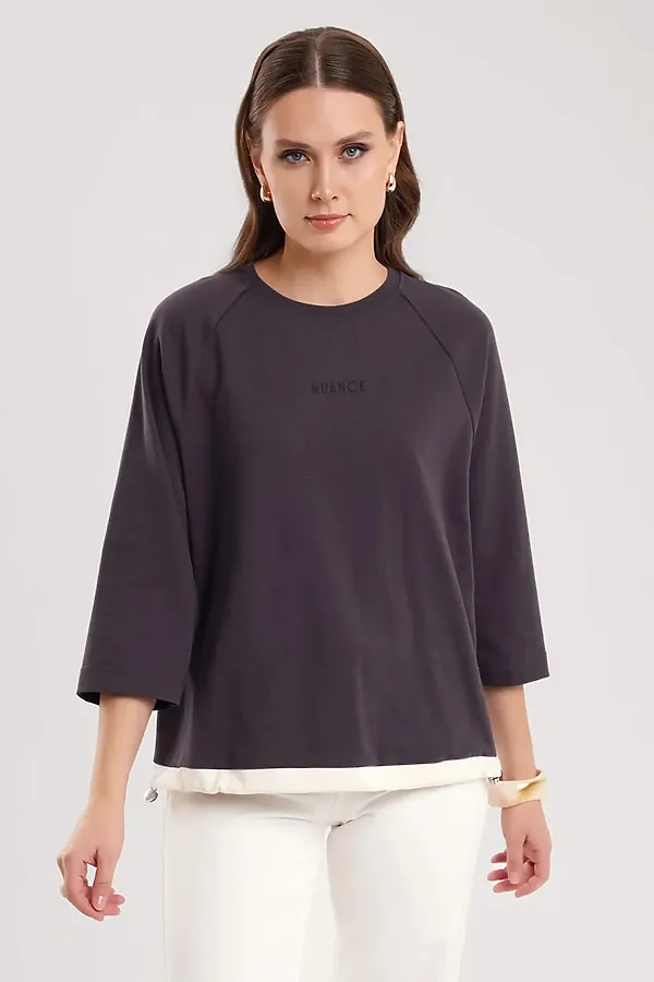 Джемпер CLEVER, т.серый - фото 2