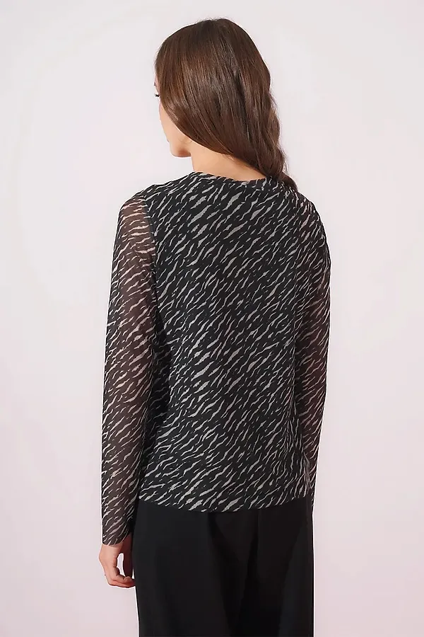 Джемпер CLEVER, чёрный/св.бежевый - фото 2