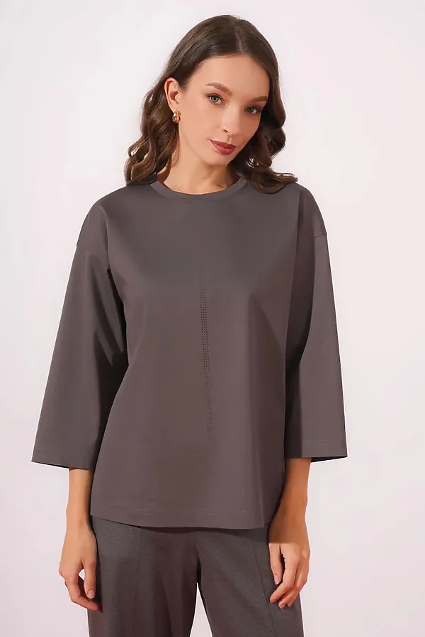 Джемпер CLEVER, кофейный - фото 2