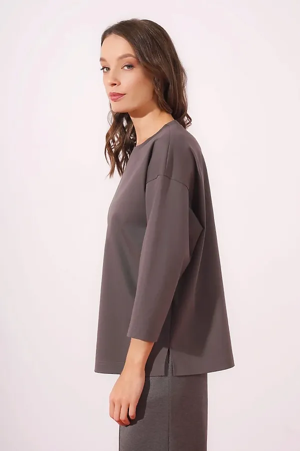 Джемпер CLEVER, кофейный - фото 2