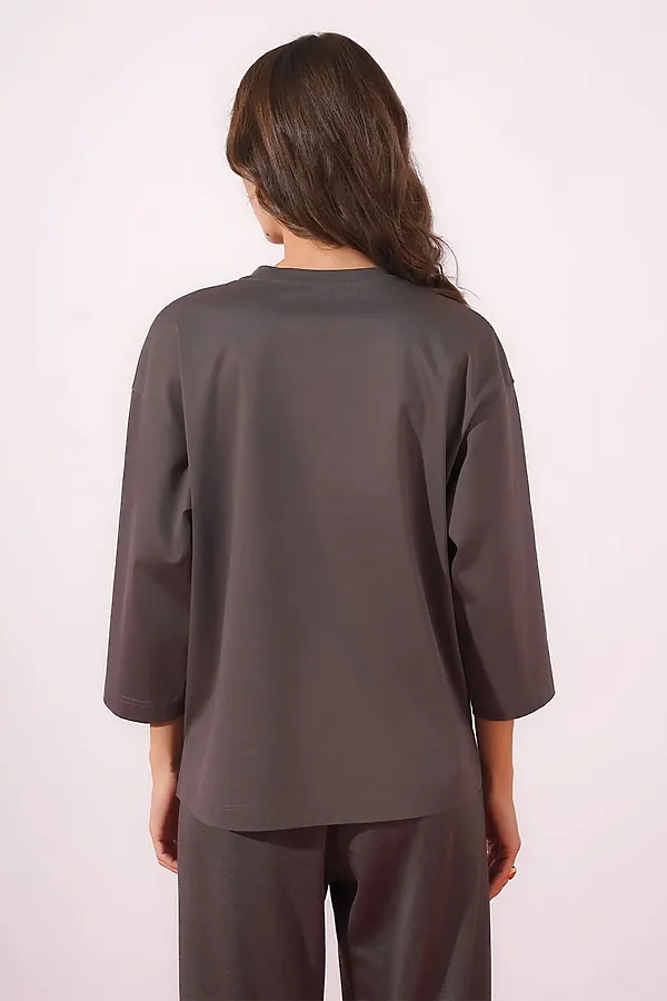 Джемпер CLEVER, кофейный - фото 2