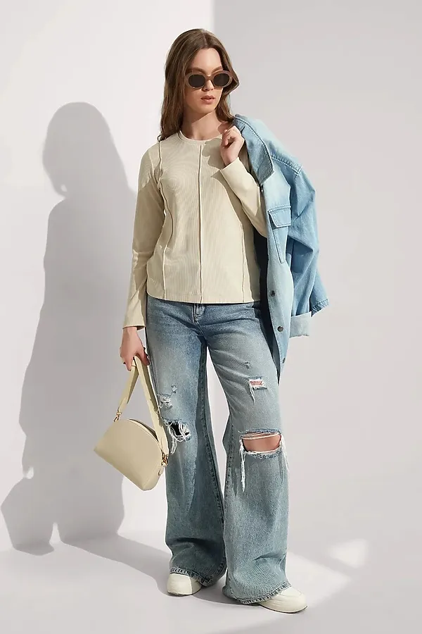 Джемпер CLEVER, св.бежевый - фото 2