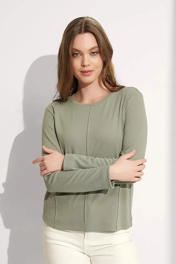 Джемпер CLEVER, хаки - фото 2