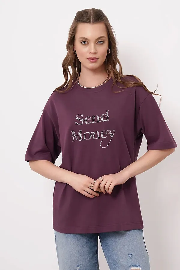 Футболка CLEVER, сливовый - фото 2