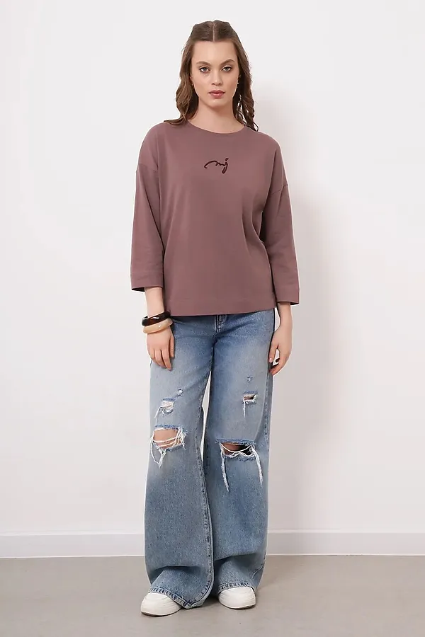 Джемпер CLEVER, кофейный - фото 2