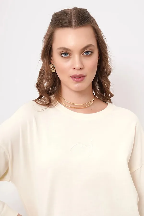 Джемпер CLEVER, молочный - фото 2