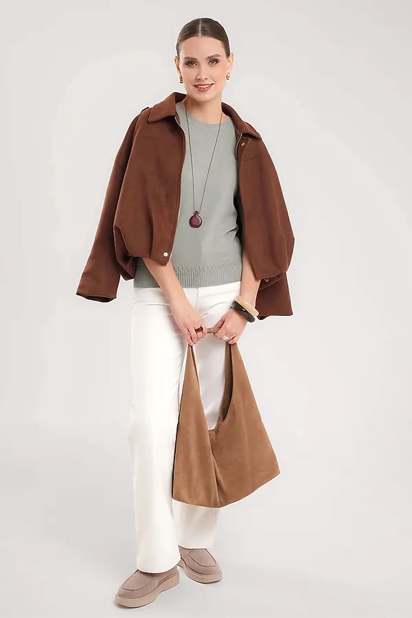 Джемпер CLEVER, св.хаки - фото 2