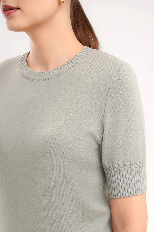 Джемпер CLEVER, св.хаки - фото 2