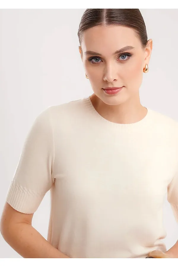 Джемпер CLEVER, молочный - фото 2