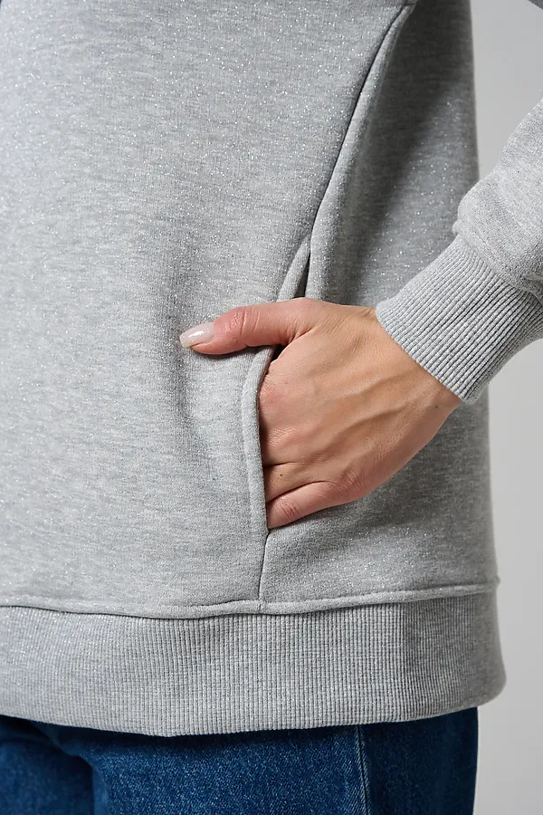 Толстовка 8461 НАТАЛИ, серый - фото 2