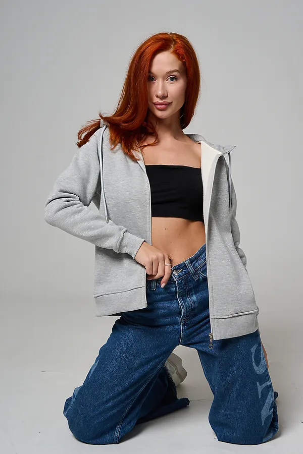 Толстовка 8461 НАТАЛИ, серый - фото 2