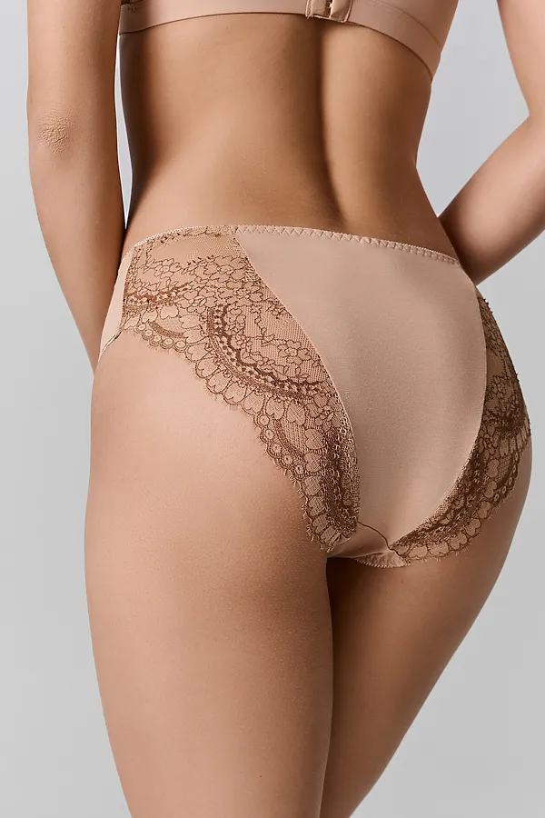 Трусы женские MARK FORMELLE, цветы на телесном - фото 2