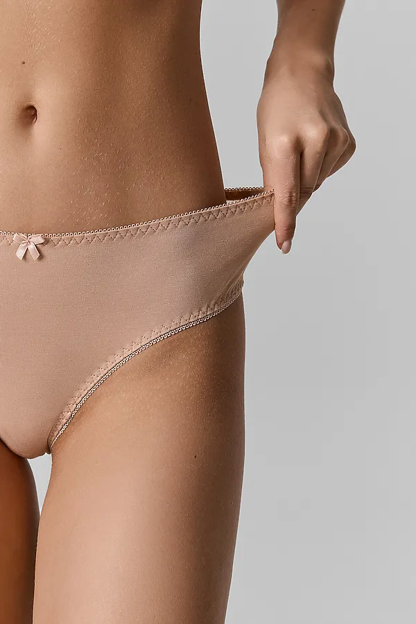 Трусы женские MARK FORMELLE, цветы на телесном - фото 2